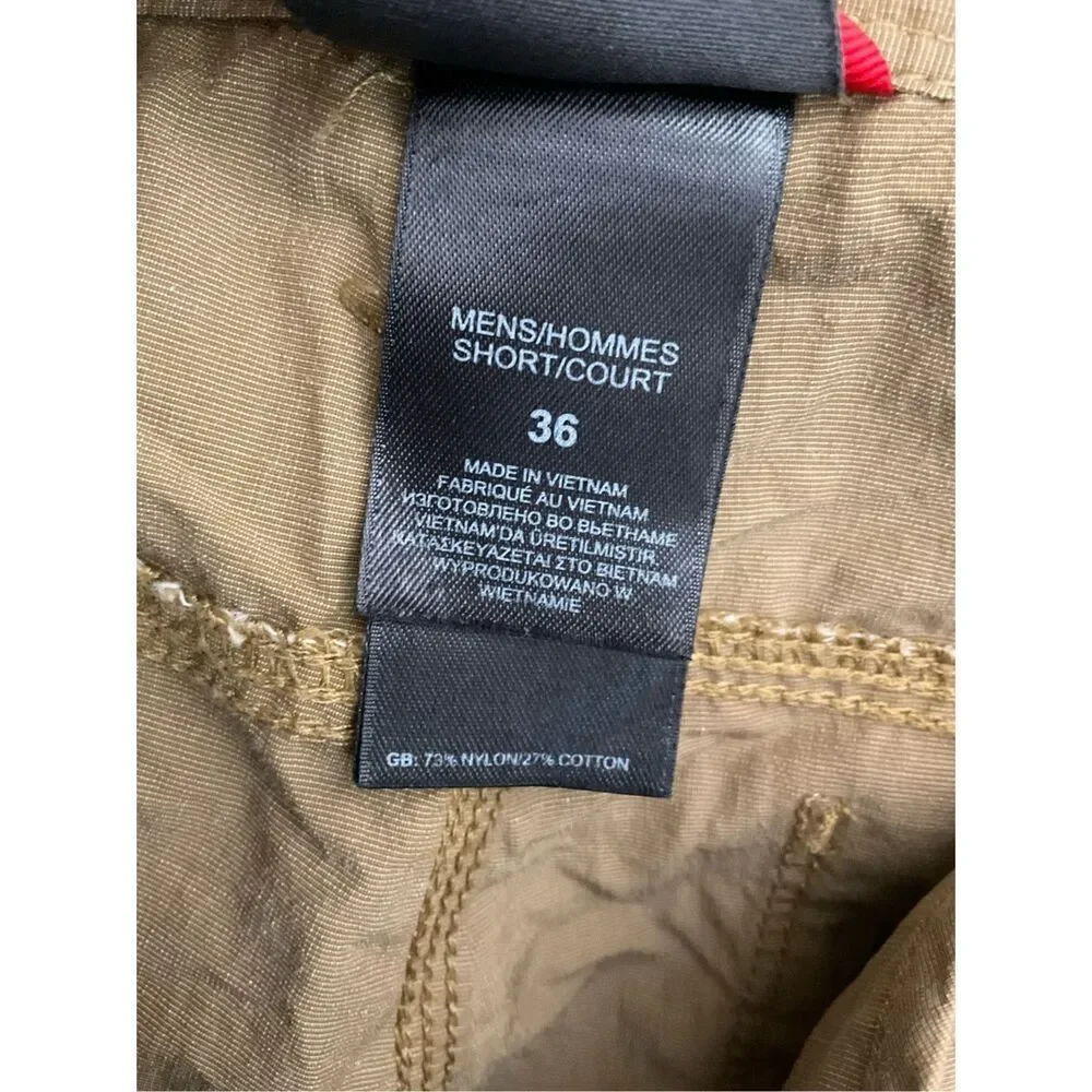 North Face Pants‎ Mens 36 Tan Convertible Cargo Shorts Outdoor Hiking Trail